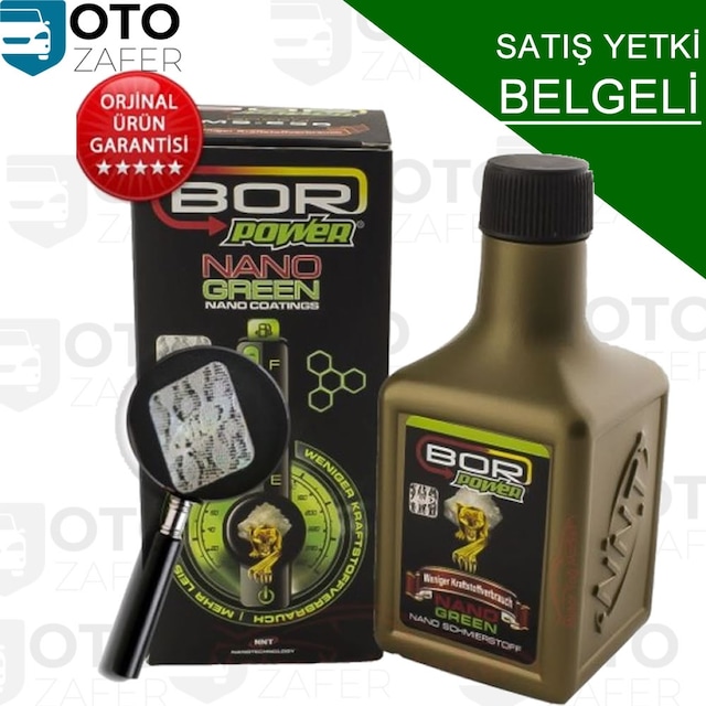 Bor Power Nnt Ms250 Motor Koruyucu Yağ Katkısı Onarıcı Nano Green