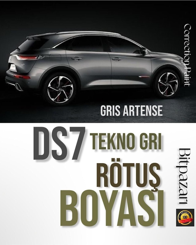 Ds 7 Tekno Gri , Gris Artense - Kca - Rötuş Boyası 20 Ml