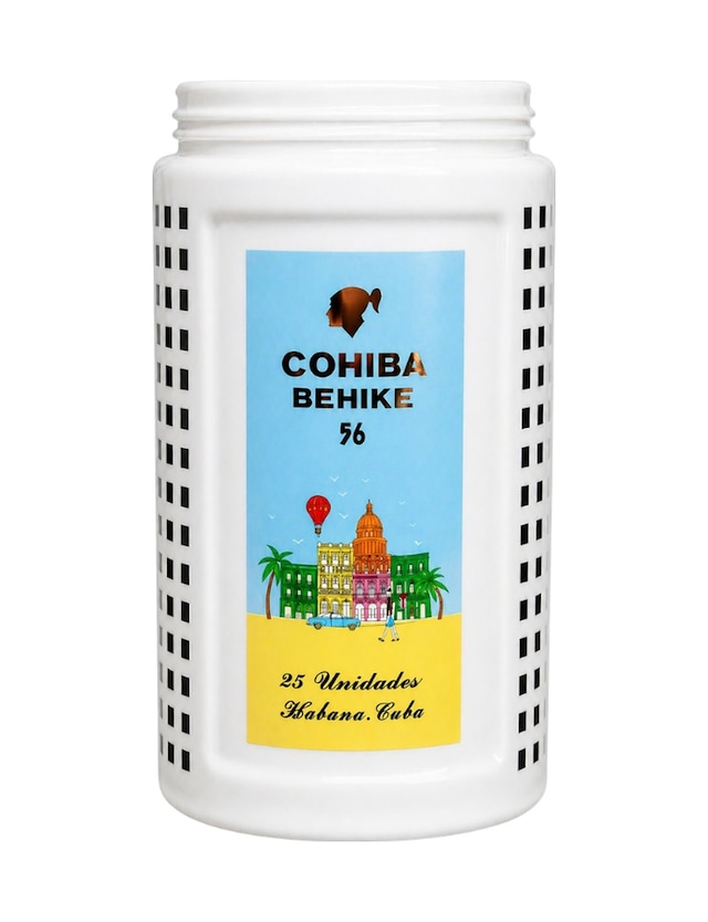 Cohiba Behike 56 Beyaz Puro Saklama Kutusu Jar - Tr9734