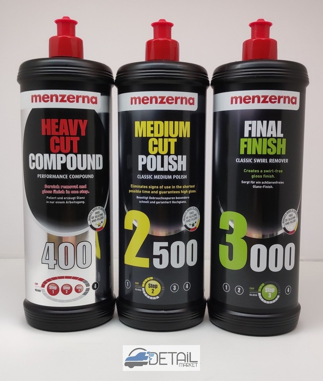 Menzerna 400 2500 3000 Pasta Hare Seti 1 Lt