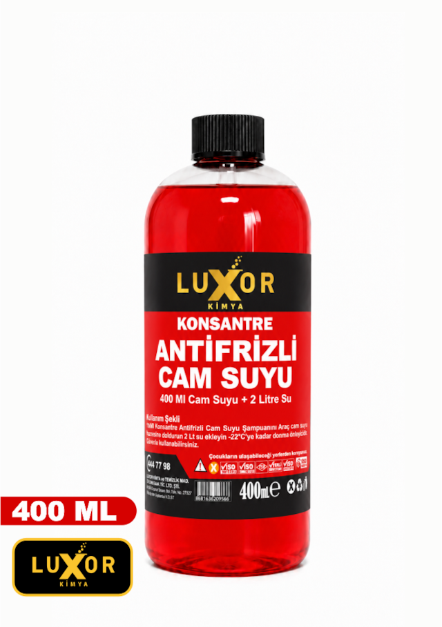 Luxor Kimya Antifrizli Konsantre Cam Suyu 400 Ml