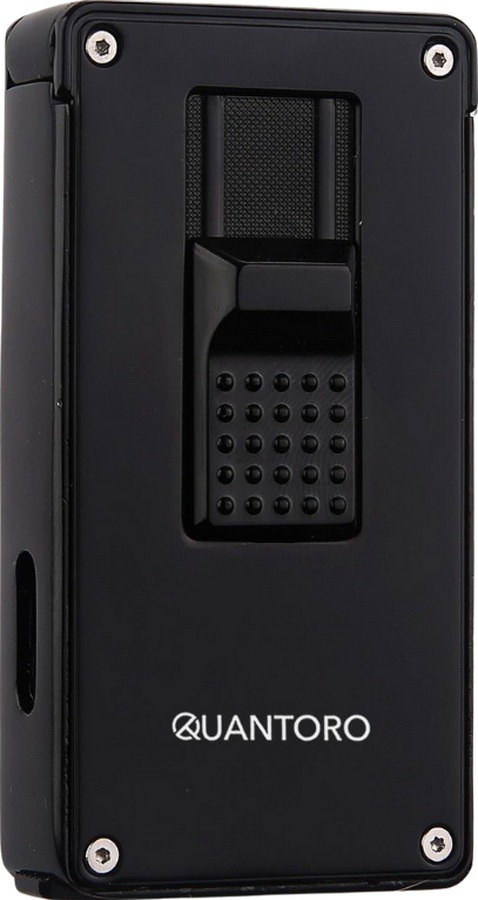 Quantoro 2 Torch Pürmüz Siyah Metal Puro Çakmağı - Trz1034