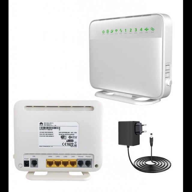 Huaweı Hg658 V2, 4 Port, 2.4ghz Wifi, 300mbps, Dahili Anten, Vdsl2 Modem