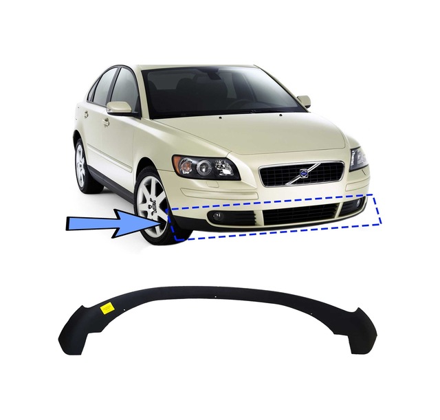Volvo S40 V50 Ön Tampon Alt Eki Spoiler Karlık 2005 2006 2007