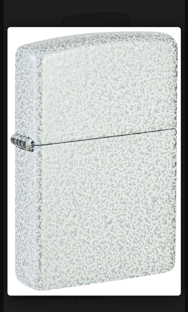 Zippo Çakmak 46020 Glacıer Zıppo 3numara Gri