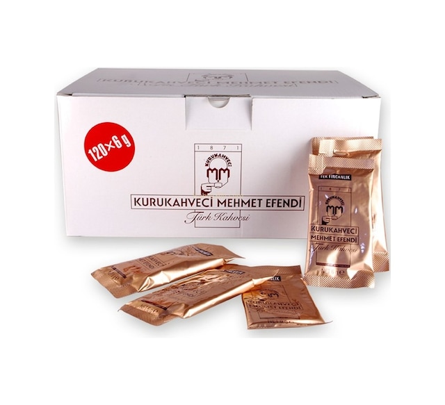 Kurukahveci Mehmet Efendi Tek Fincanlık Türk Kahvesi 120 x 6 G