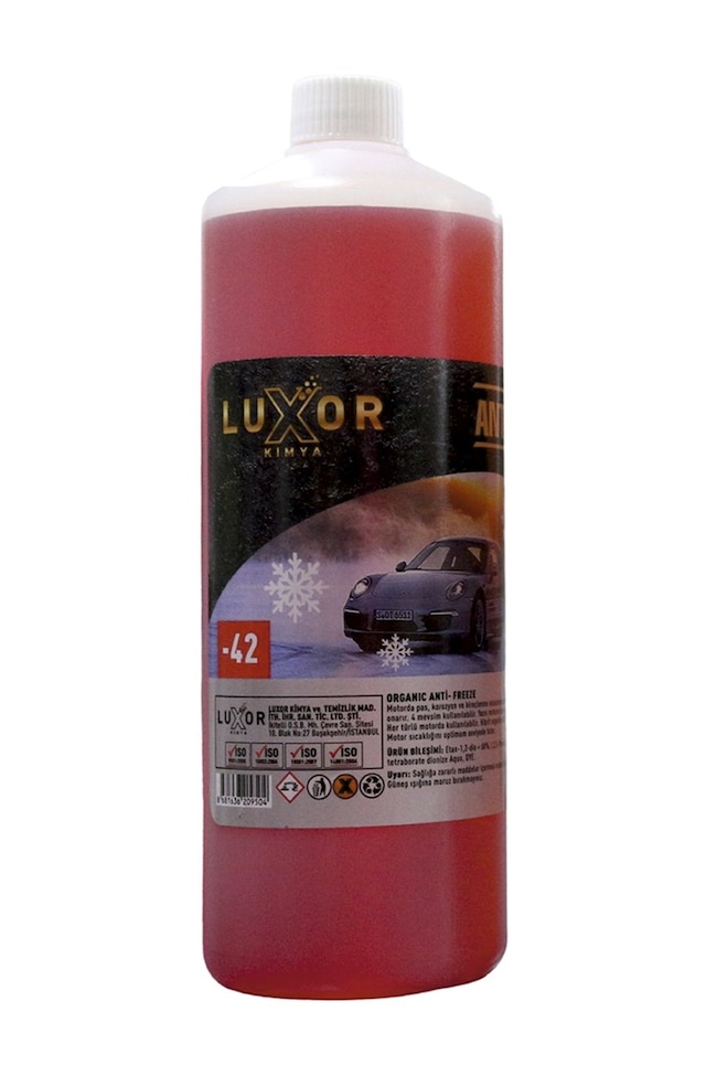 Luxor Kimya 4 Mevsim -42' Kırmızı Antifriz 1 L Konsantre