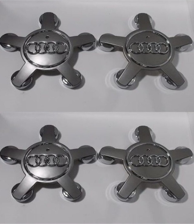 Audi Ahtapot 5 Kol Jant Göbeği Kapağı 135 Mm Kapak 4 Adet