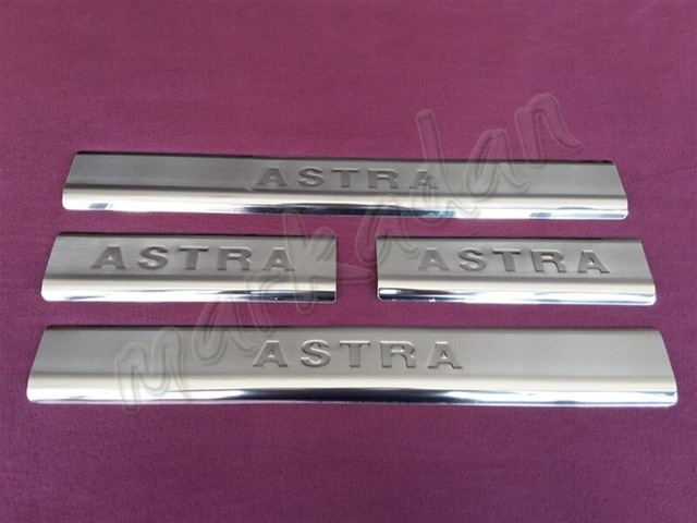 Woc Chrome Opel Astra H Krom Kapı Eşiği 2004-2013 4 Parça Paslanm N11.60612