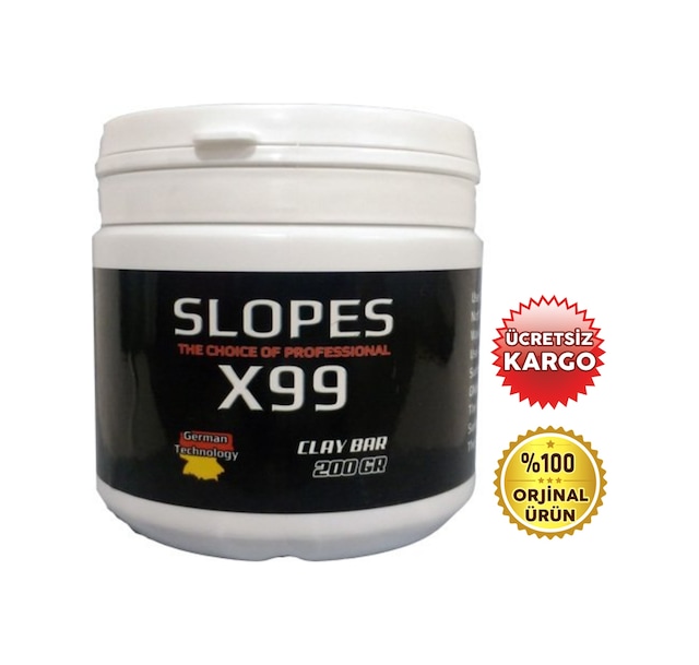 Slopes X99 Yüzey Temizleme Kili 200 Gr