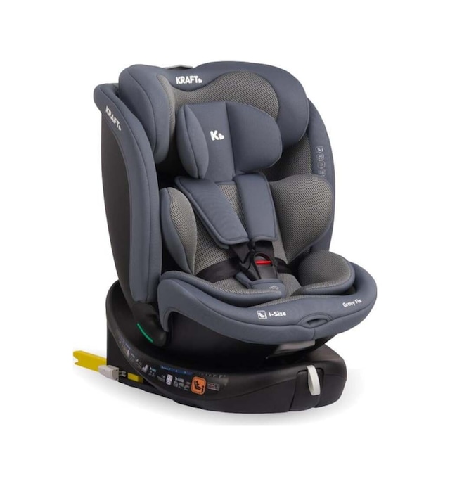 Grovy Fix İ-size 40-150 Cm 0-36 Kg Oto Koltuğu Gri