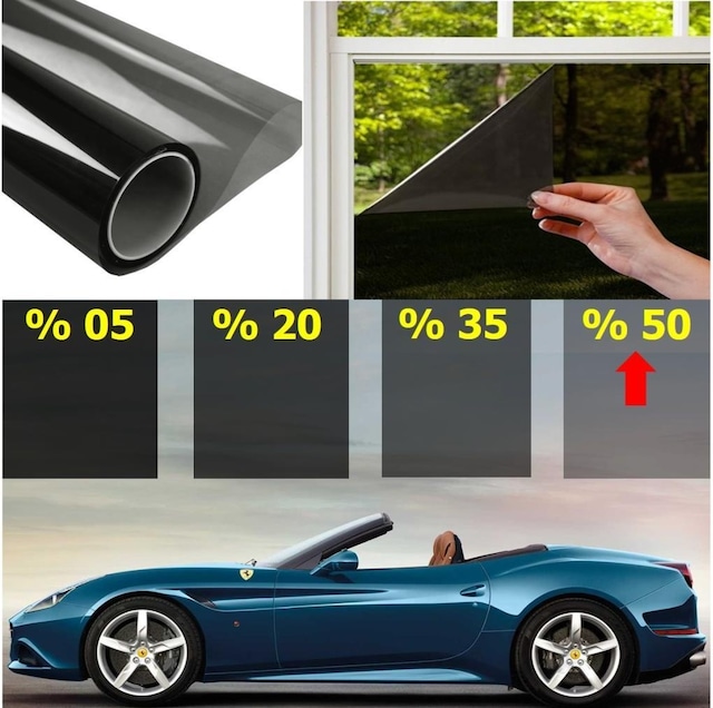 CAM FİLMİ ÇİZİLMEZ AMERİKAN AÇIK TON 50 CM X 2 METRE