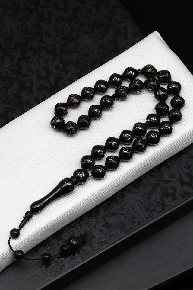 İşlemeli Kuka Ağacı Tesbih 10 X 10 Mm İstanbul Kesim
