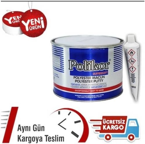 Polikor Polyester Çelik Macun 400Gr