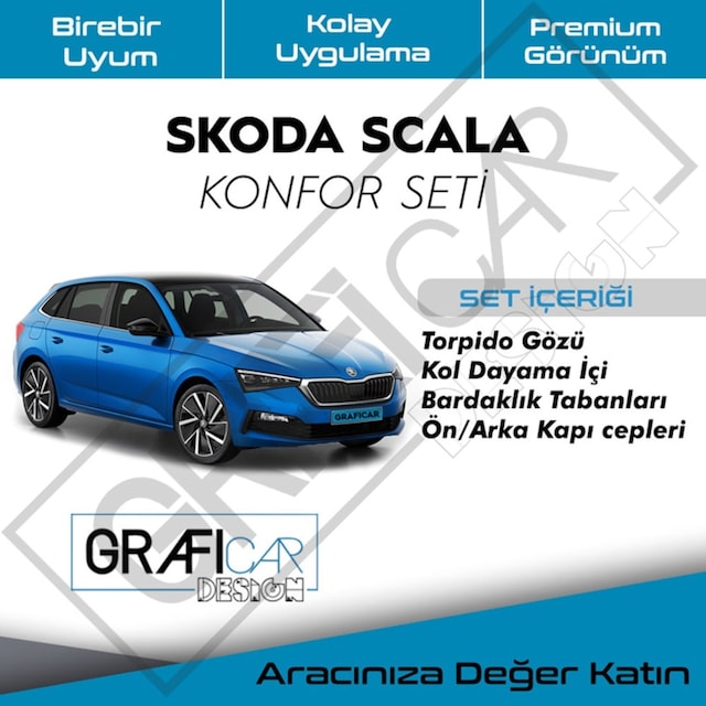 Skoda Scala Konfor Seti -Araç Içi Ses Kumaş Kaplama