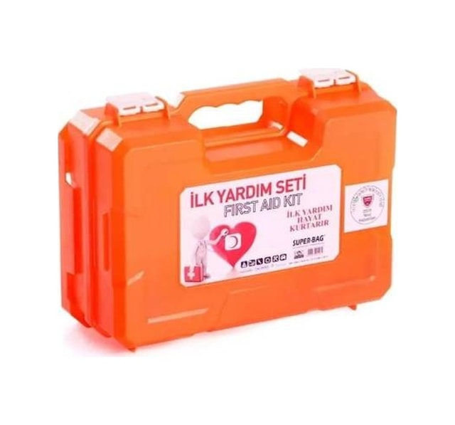 Lüks 60 Parça Pvc Kutulu Ecza Dolabı Seti- Deprem Seti -doğal Afet Seti -ilk Yardım Seti