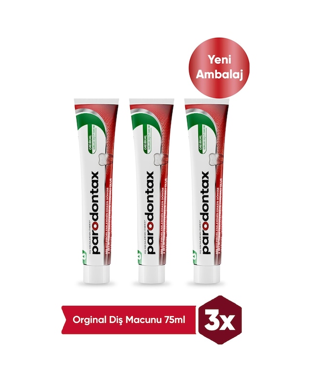 Parodontax Original Diş Macunu 3 x 75 ML