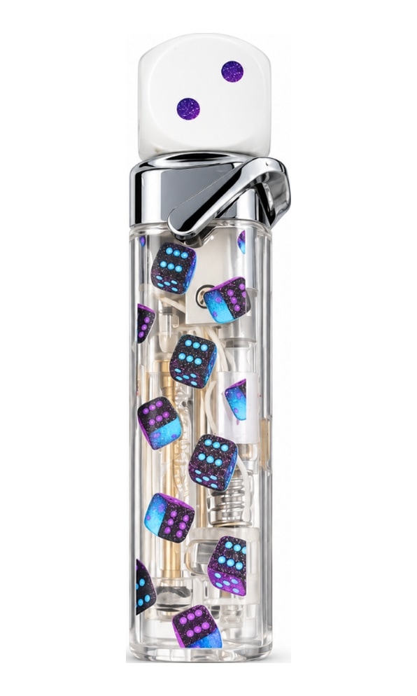 Hunter Tek Torch Pürmüz Neon Zar Design Işıklı Puro Çakmağı Ack007