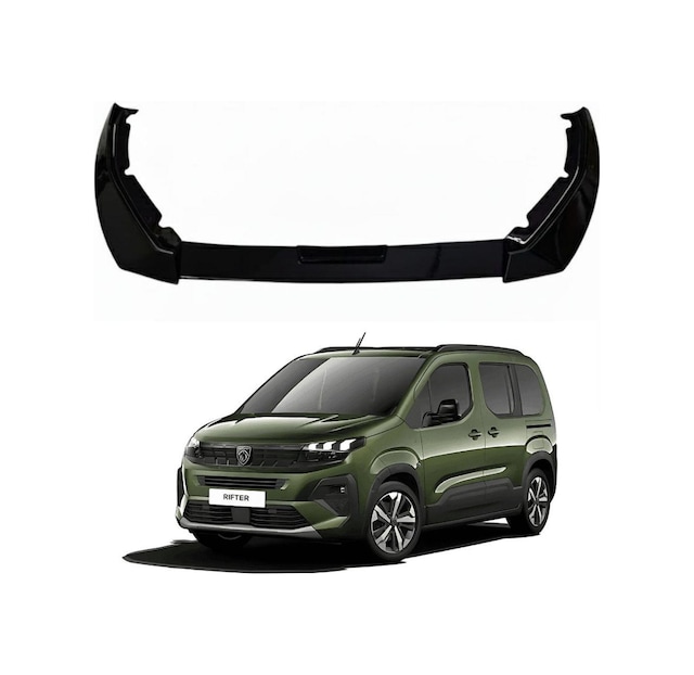 Peugeot Rifter Ön Tampon Altı Lip 3 Parça 2020-2025