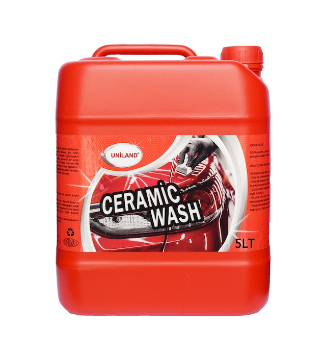 Uniland Ceramic Wash Seramik Şampuanı 5 Lt Uygulama Süngeri