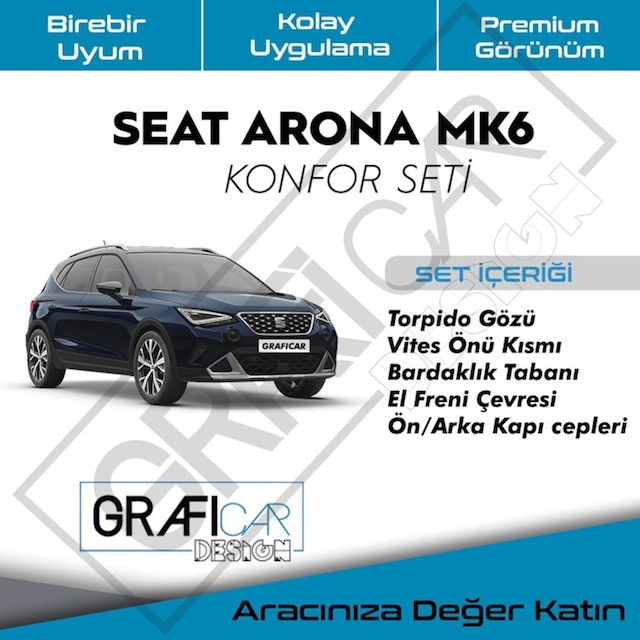 Seat Arona Konfor Seti - Araç Içi Ses Kumaş Kaplama