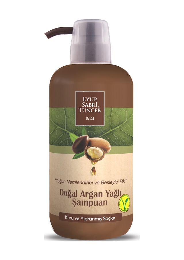 Eyüp Sabri Tuncer Kuru ve Yıpranmış Saçlar için Doğal Argan Yağlı Şampuan 600 ML