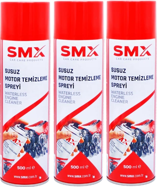 Susuz Motor Temizleme Spreyi 3 Adet 3x500 Ml