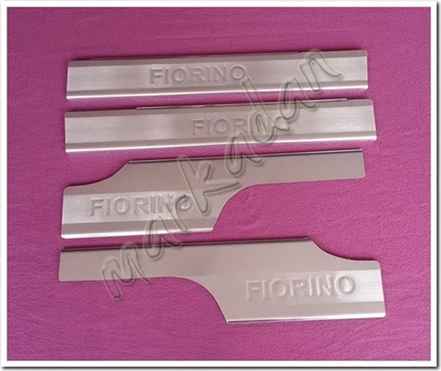 Woc Chrome Fiat Fiorino Krom İç Kapı Eşiği 2008 Sonrası 4 Parça P