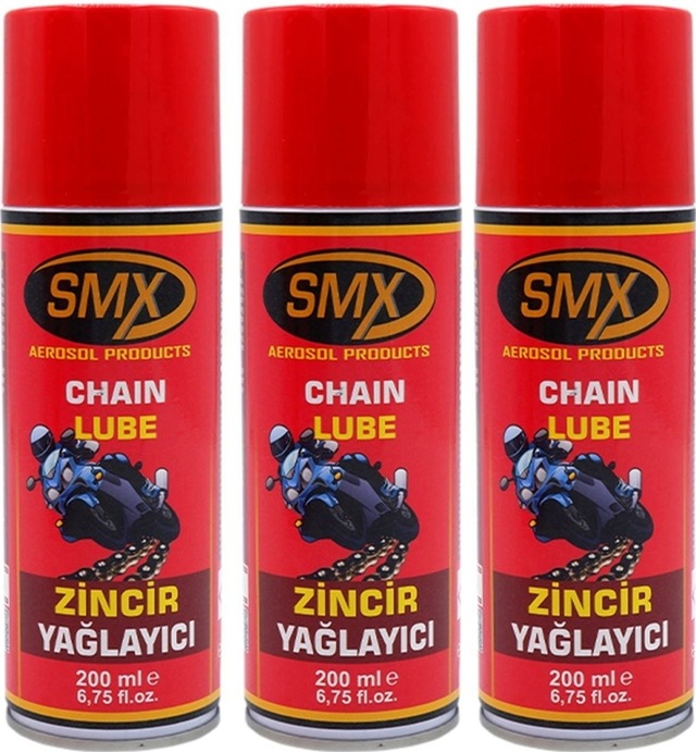 3 Adet Zincir Yağlayıcı 200 Ml