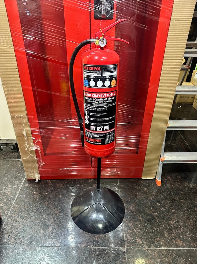 6 Kg Kuru Kimyevi Tozlu Yangın Söndürme Cihazı - 38283903