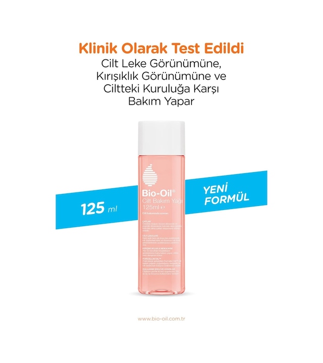 Bio-Oil Çatlak Karşıtı ve Nemlendirici Cilt Bakım Yağı 125 ML