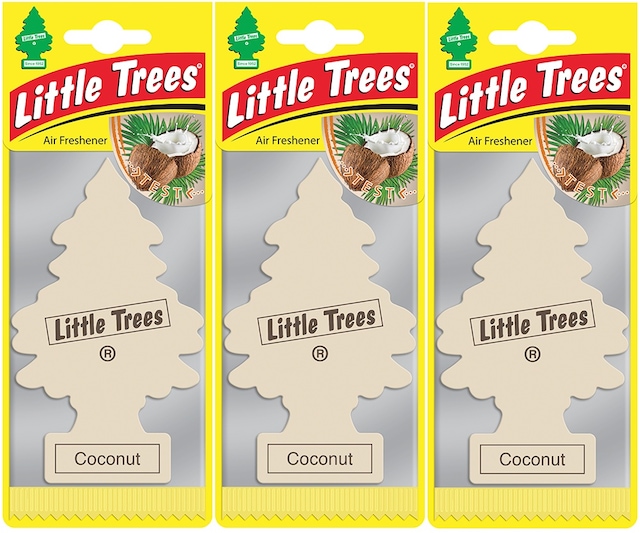 Little Trees Oto Kokusu 3'Lü Hindistan Cevizi