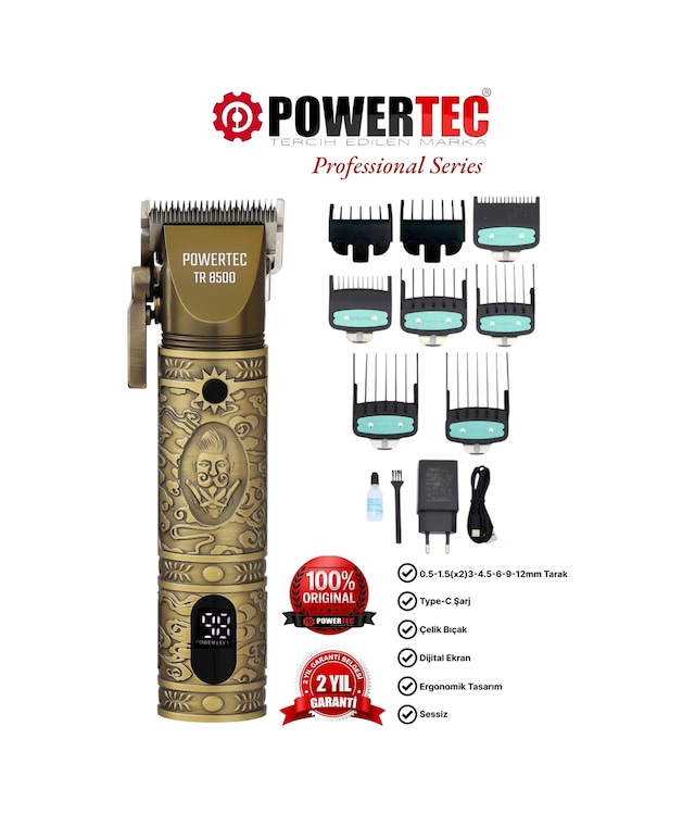 Powertec TR-8500 Saç Sakal Tıraş Makinası