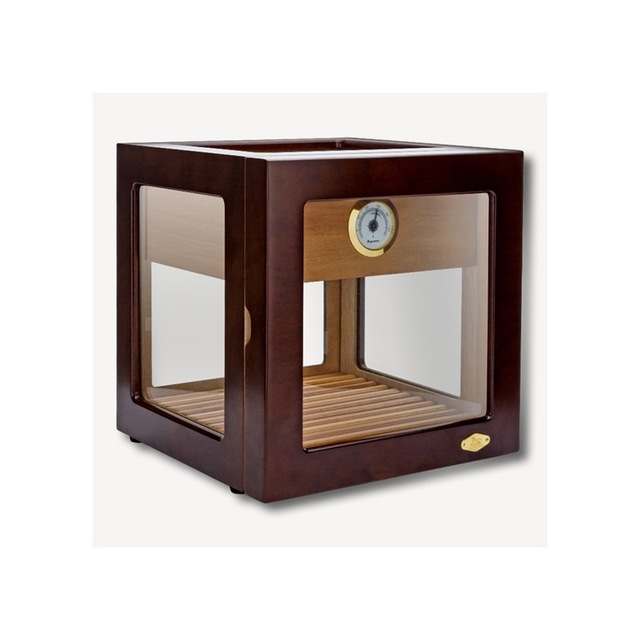 Lubinski Cam Küp Cedar Tepsili Puro Kutusu Humidor 40s Lb-010