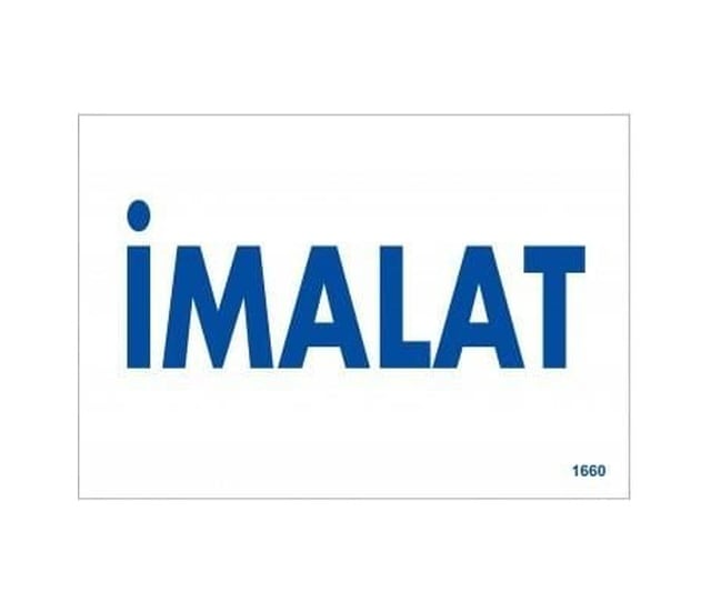 Buradabulabilirsin İmalat Uyarı Levhası 17,5x25 Kod:1660 Nl