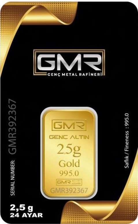 Rimagold 2.5 Gr 24 Ayar Gmr Gram Altın