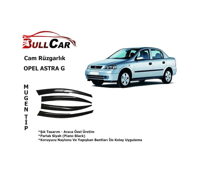 Opel Astra G Cam Rüzgarlık