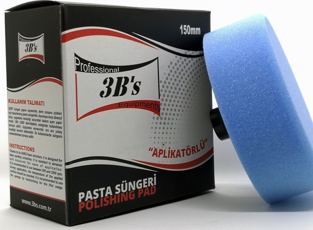 3b's Hare Süngeri - Aplikatörlü - Mavi - 150mm