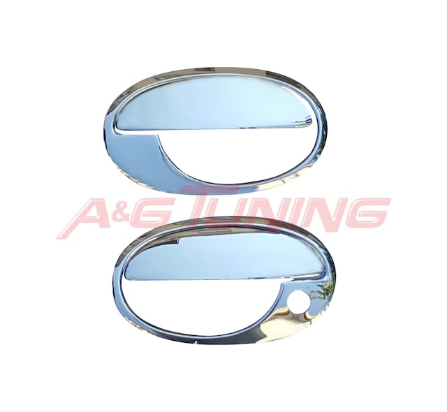 Opel Corsa C Krom Kapı Kolu 2000-2006 2Kapı-4Prç Paslanmaz Çelik N11.910