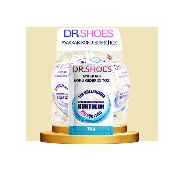 Dr. Shoes 120 Gün Etkili  Ayakkabı Koku Giderici Toz 15 G 30 Adet
