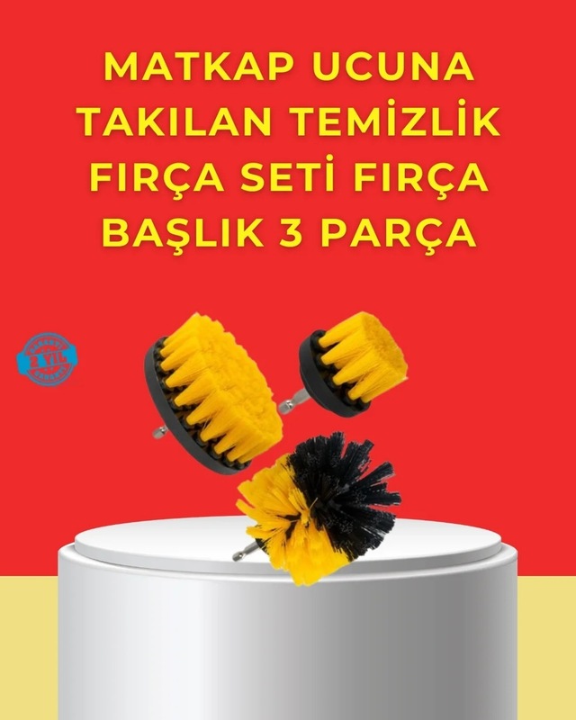 Ers Matkap Ucu Temizlik Atı 3 Lü Fırça Seti