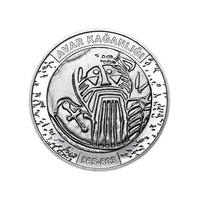 Agakulche Avar Kağanlığı Gümüş Sikke Coin