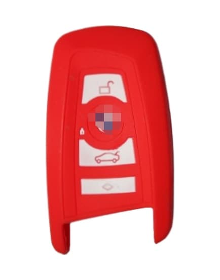 Bmw Uyumlu Silikon Kılıf F30 F20 F10 - 4 Buton Smart Kırmızı Renk
