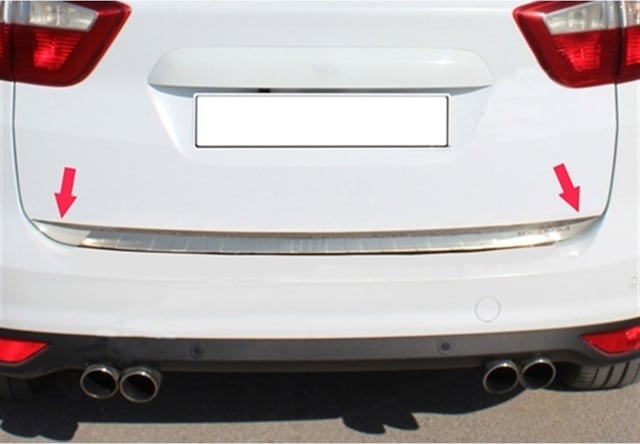 Ford C-Max Krom Bagaj Alt Çıta 2010 Sonrası Paslanmaz Çelik