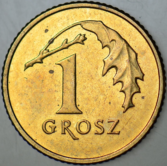 Polonya 1 Grosz 2014 Çilaltı.