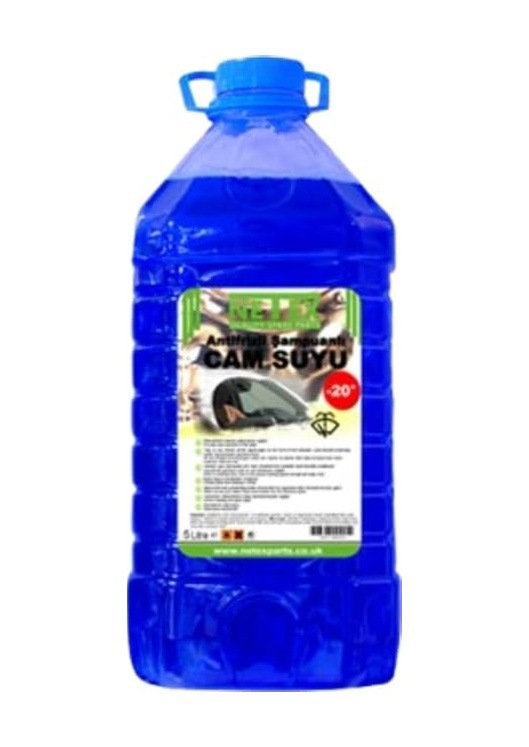 Ayrex Netex Oto Cam Suyu -20 Derece Antifriz Ve Şampuan İçerikli 5 Lt - Ntx Cw9 05509