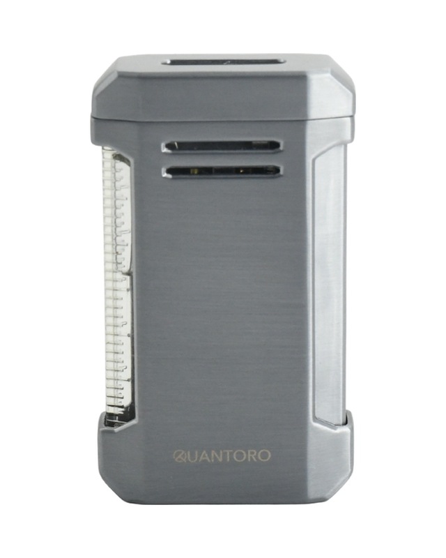 Quantoro Perde Alev Delicili Gümüş Metal Puro Çakmağı - Trz1104