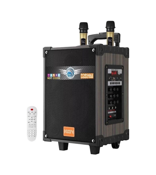 Ultratekno LT-912 Süper Bass Kumandalı Şarjlı 2 Mikrofonlu Hoparlör Sistemi