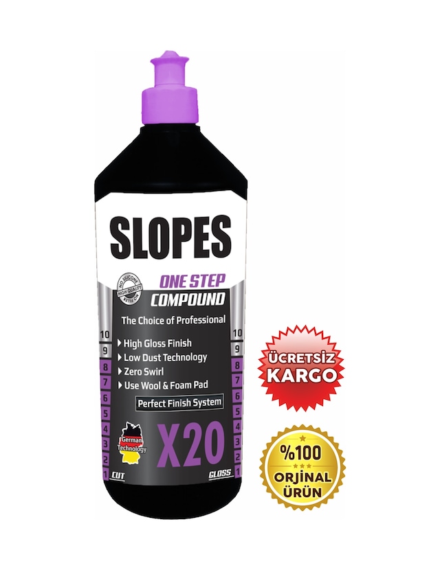 Slopes X20 One Step Tek Adım Pasta-hare Gid.-wax 1000 Ml