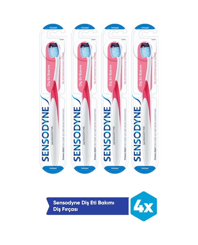 Sensodyne Diş Eti Bakımı Yumuşak Diş Fırçası X4